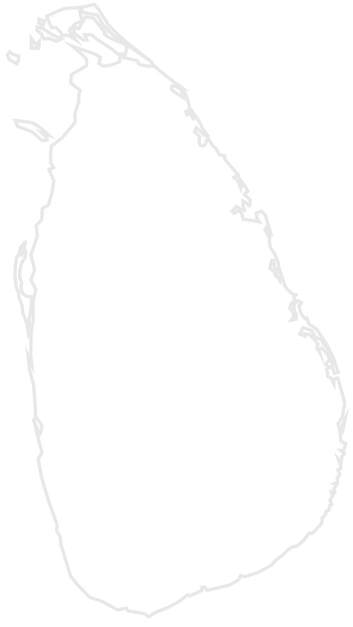 Sri Lanka outline map — luxury Sri Lanka tour packages by Ceylon Travelex