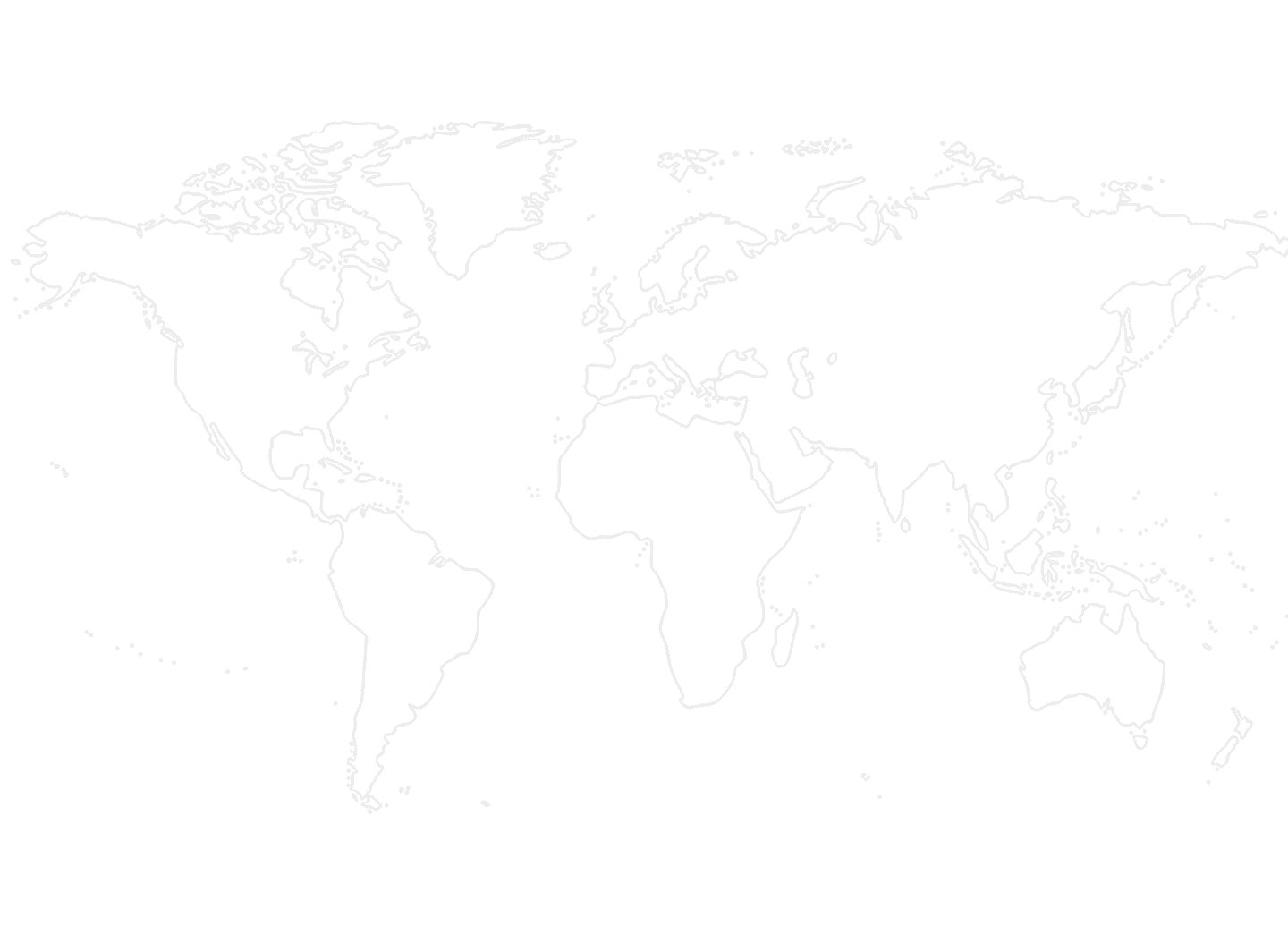 World outline graphic — World tour packages by Ceylon Travelex